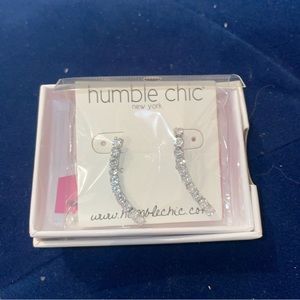 1.3 inch Long Cubic Zirconia Earrings